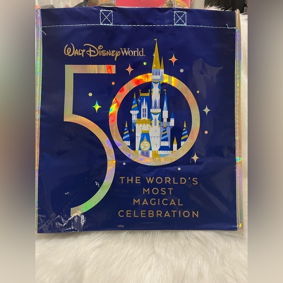 NWT Walt Disney World 50th Anniversary Reusable Tote - Picture 3 of 7